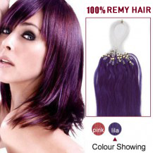 18 inches Lila 100S Micro Loop Human Hair Extensions