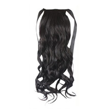 Bundled Long Wavy Ponytail Black 1 Piece