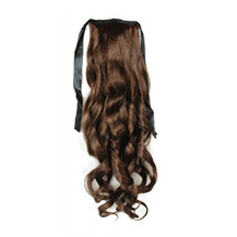 Bundled Long Wavy Ponytail Flax Yellow 1 Piece