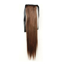 Bundled Long Straight Ponytail Flax Yellow 1 Piece
