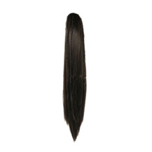 Iron Sheet Long Straight Ponytail Black 1 Piece