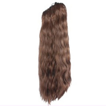 Claw clip Long Corn Curls Ponytail Flax Yellow 1 Piece