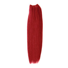 28 inches Red Straight Indian Remy Hair Wefts