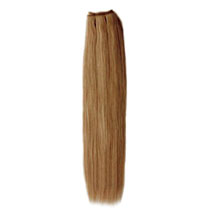 18 inches Golden Brown (#12) Straight Indian Remy Hair Wefts