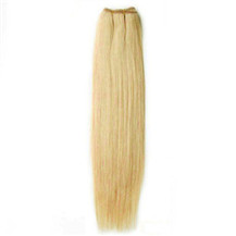 18 inches Ash Blonde (#24) Straight Indian Remy Hair Wefts
