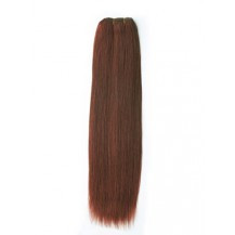 10" Dark Auburn (#33) Straight Indian Remy Hair Wefts