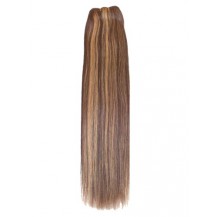 10" Brown/Blonde (#4/27) Straight Indian Remy Hair Wefts