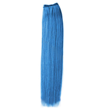 26 inches Blue Straight Indian Remy Hair Wefts