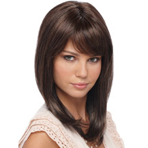 12 inches Human Hair Full Lace Wig Straight Dark Brown
