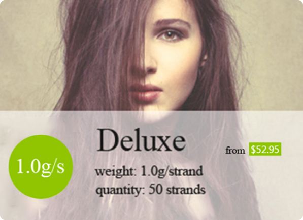 100% premium hair extensions
